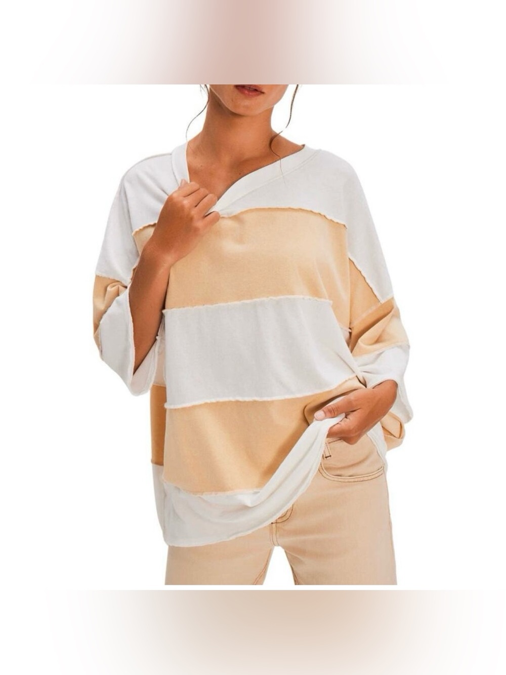 We the free Maddie oversized cotton t-shirt extra large
